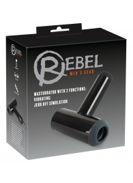 Черный мастурбатор с удобной ручкой Masturbator with 2 Functions - Orion - в Новочеркасске купить с доставкой