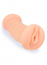 Телесный двусторонний мастурбатор с вибропулей и эрекционными кольцами в комплекте - Sexy Girl - в Новочеркасске купить с доставкой