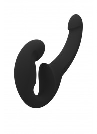 Черный безремневой страпон Share Lite - Fun Factory - купить с доставкой в Новочеркасске