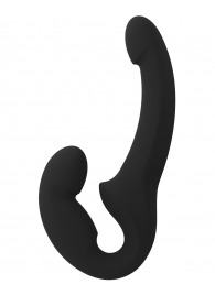 Черный безремневой страпон Share Lite - Fun Factory - купить с доставкой в Новочеркасске