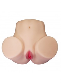 Телесный мастурбатор Julia с 2 любовными каналами - Baile - в Новочеркасске купить с доставкой