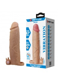 Телесная насадка на пенис Xerxes - 22 см. - Baile - в Новочеркасске купить с доставкой