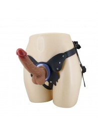 Поясной страпон Wells: трусики в форме бабочки и фаллоимитатор-насадка - Baile - купить с доставкой в Новочеркасске