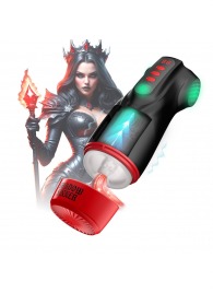 Интерактивный мастурбатор Raven с вакуумом, вибрацией и подсветкой - Shots Media BV - в Новочеркасске купить с доставкой