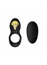 Черное эрекционное виброкольцо Bayek с пультом ДУ - Zalo - в Новочеркасске купить с доставкой