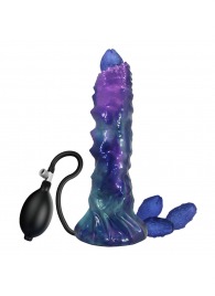 Фиолетовый яйцеродящий фаллоимитатор Duskwalker Sentinal на присоске - 22,4 см. - Baile - купить с доставкой в Новочеркасске