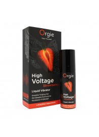 Жидкий вибратор Orgie High Voltage Strawberry - 15 мл. - ORGIE - купить с доставкой в Новочеркасске