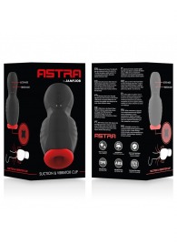 Черно-красный мастурбатор с вибрацией и всасыванием - JAMYJOB - в Новочеркасске купить с доставкой