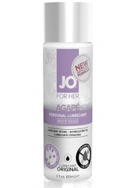 Лубрикант на водной основе для женщин JO AGAPE LUBRICANT ORIGINAL - 60 мл. - System JO - купить с доставкой в Новочеркасске