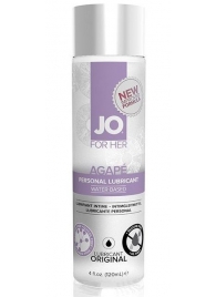 Женский лубрикант на водной основе JO AGAPE LUBRICANT ORIGINAL - 120 мл. - System JO - купить с доставкой в Новочеркасске