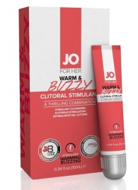 Клиторальный крем JO WARM   BUZZY CLITORAL GEL - 10 мл. - System JO - купить с доставкой в Новочеркасске