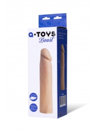 Реалистичная насадка с ярко выраженной головкой - 16,5 см. - A-toys - в Новочеркасске купить с доставкой