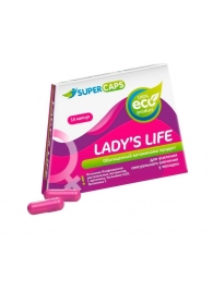 Возбуждающие капсулы Ladys Life - 14 капсул (0,35 гр.) - SuperCaps - купить с доставкой в Новочеркасске