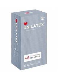 Презервативы с точками Unilatex Dotted - 12 шт. + 3 шт. в подарок - Unilatex - купить с доставкой в Новочеркасске