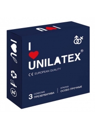 Ультрапрочные презервативы Unilatex Extra Strong - 3 шт. - Unilatex - купить с доставкой в Новочеркасске