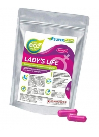 Возбуждающие капсулы Ladys Life - 2 капсулы (0,35 гр.) - SuperCaps - купить с доставкой в Новочеркасске