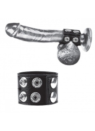 Ремень на член и мошонку 1.5  Cock Ring With Ball Strap - BlueLine - купить с доставкой в Новочеркасске