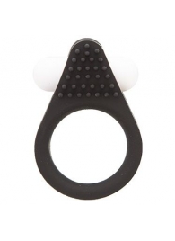 Чёрное эрекционное кольцо LIT-UP SILICONE STIMU RING 1 BLACK - Dream Toys - в Новочеркасске купить с доставкой