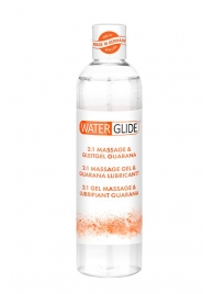 Гель-смазка 2-в-1 MASSAGE   LUBRICANT GUARANA - 300 мл. - Waterglide - купить с доставкой в Новочеркасске