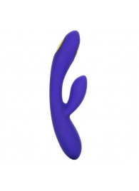 Фиолетовый вибратор с функцией электростимуляции Intimate E-Stimulator Dual Wand - 21,5 см. - California Exotic Novelties - купить с доставкой в Новочеркасске