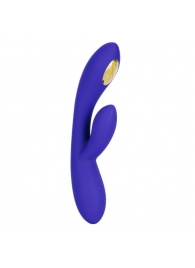 Фиолетовый вибратор с функцией электростимуляции Intimate E-Stimulator Dual Wand - 21,5 см. - California Exotic Novelties - купить с доставкой в Новочеркасске