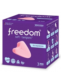 Женские гигиенические тампоны без веревочки FREEDOM normal - 3 шт. - Freedom - купить с доставкой в Новочеркасске