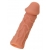 Телесная реалистичная насадка KOKOS Extreme Sleeve 05 с дополнительной стимуляцией - 12,7 см. - KOKOS - в Новочеркасске купить с доставкой