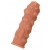 Телесная реалистичная насадка KOKOS Extreme Sleeve 11 с дополнительной стимуляцией - 12,7 см. - KOKOS - в Новочеркасске купить с доставкой