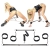 Комплект наручников и наножников с распорками Spread  em Bar and Cuff Set - Pipedream - купить с доставкой в Новочеркасске