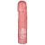 Розовая фаллическая насадка Vac-U-Lock 8  Crystal Jellies Dong - 20,3 см. - Doc Johnson - купить с доставкой в Новочеркасске