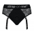 Черные трусики для насадок Diva Lingerie Harness - size S - Strap-on-me - купить с доставкой в Новочеркасске
