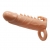 Телесная удлиняющая насадка Penis Sleeve Emmitt - 17 см. - Baile - в Новочеркасске купить с доставкой
