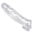 Прозрачная насадка для увеличения члена Realistic Clear Penis Enhancer and Ball Stretcher - 20,3 см. - XR Brands - в Новочеркасске купить с доставкой