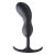 Черный массажер простаты с утяжелителями Premium Silicone Weighted Prostate Plug Large - 18,8 см. - XR Brands - в Новочеркасске купить с доставкой