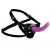 Лиловый поясной страпон Navigator Silicone G-Spot Dildo with Harness - 17,8 см. - XR Brands - купить с доставкой в Новочеркасске
