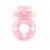 Розовое эрекционное виброкольцо в форме мишки - 1137 - в Новочеркасске купить с доставкой