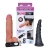Страпон с 2 насадками и вибрацией UniStrap - 20 и 18 см. - LOVETOY (А-Полимер) - купить с доставкой в Новочеркасске