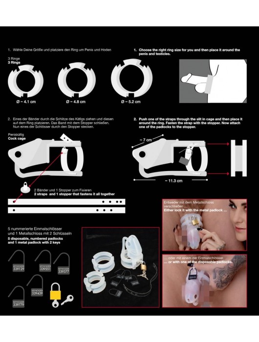 Набор для мужского пояса верности Cock Cage Set - Orion - купить с доставкой в Новочеркасске