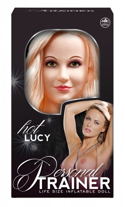 Надувная кукла с вибрацией и 2 любовными отверстиями Hot Lucy Lifesize Love Doll - NMC - в Новочеркасске купить с доставкой