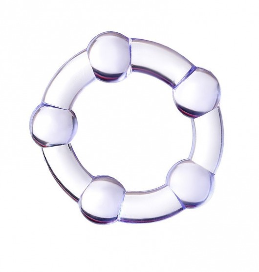 Фиолетовое эрекционное кольцо A-Toys - A-toys - в Новочеркасске купить с доставкой