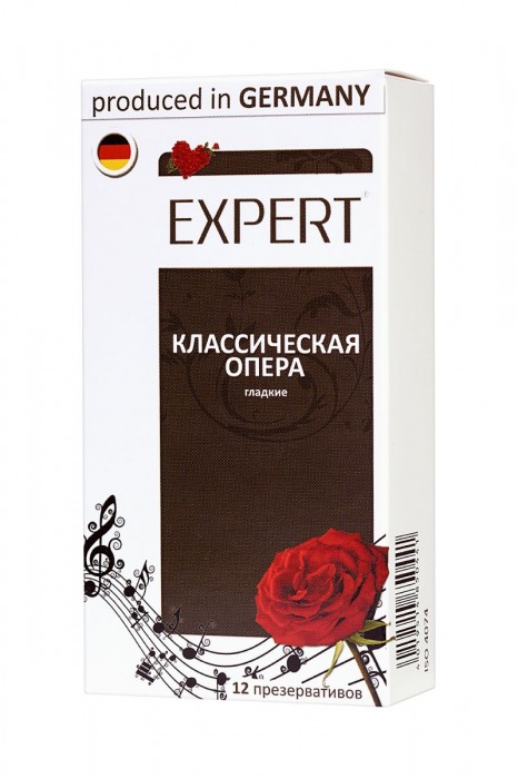 Гладкие презервативы Expert  Классическая опера  - 12 шт. - Expert - купить с доставкой в Новочеркасске