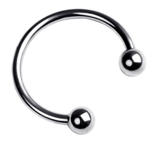 Серебристая подкова на головку пениса - ToyFa - купить с доставкой в Новочеркасске