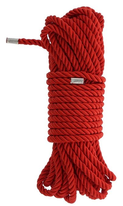 Красная веревка DELUXE BONDAGE ROPE - 10 м. - Dream Toys - купить с доставкой в Новочеркасске