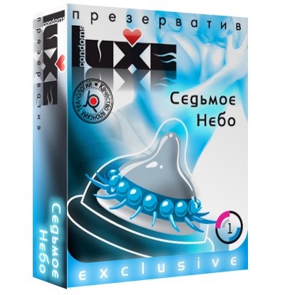 Презерватив LUXE  Exclusive  Седьмое небо  - 1 шт. - Luxe - купить с доставкой в Новочеркасске