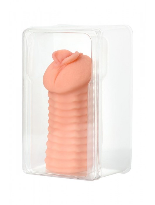 Мастурбатор-вагина ELEGANCE с ребрами на поверхности - KOKOS - в Новочеркасске купить с доставкой