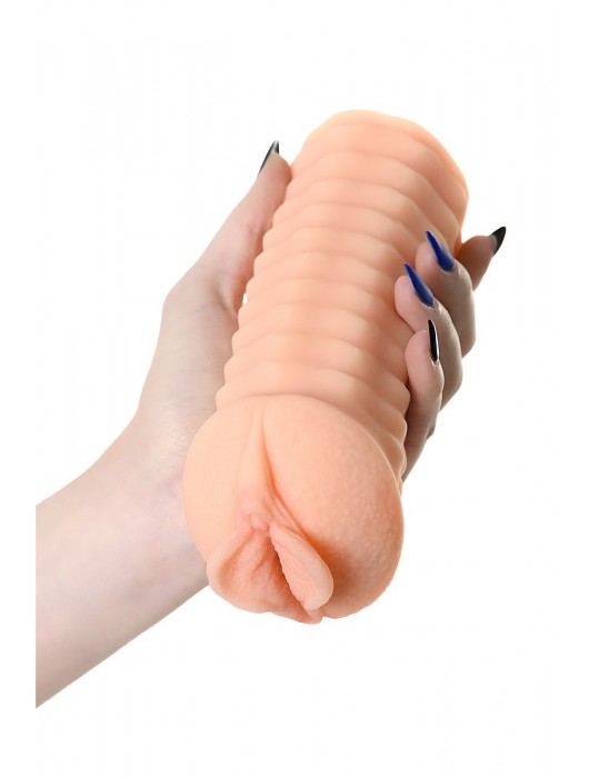 Мастурбатор-вагина ELEGANCE с ребрами на поверхности - KOKOS - в Новочеркасске купить с доставкой