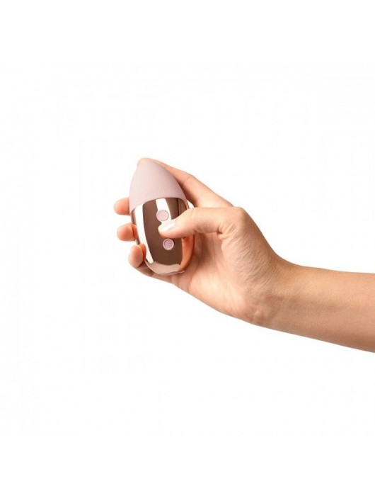 Пудровый утяжеленный премиум-вибратор Le Wand Point - Le Wand