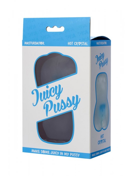 Прозрачный реалистичный мастурбатор Juicy Pussy Hot Crystal - ToyFa - в Новочеркасске купить с доставкой