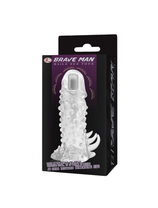 Насадка с пупырышками, усиками и вибропулькой - Baile - в Новочеркасске купить с доставкой