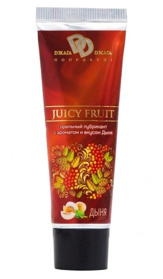 Интимный съедобный лубрикант JUICY FRUIT с ароматом дыни - 30 мл. - БиоМед - купить с доставкой в Новочеркасске